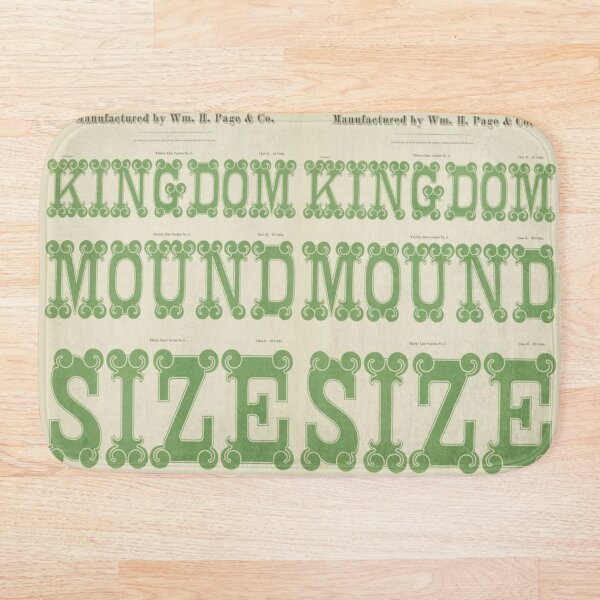 Item preview, KINGDOM MOUND SIZE | William H Page's book | Specimens of Chromatic Wood Type and Borders (1874) designed and sold by Heavenlyouch.