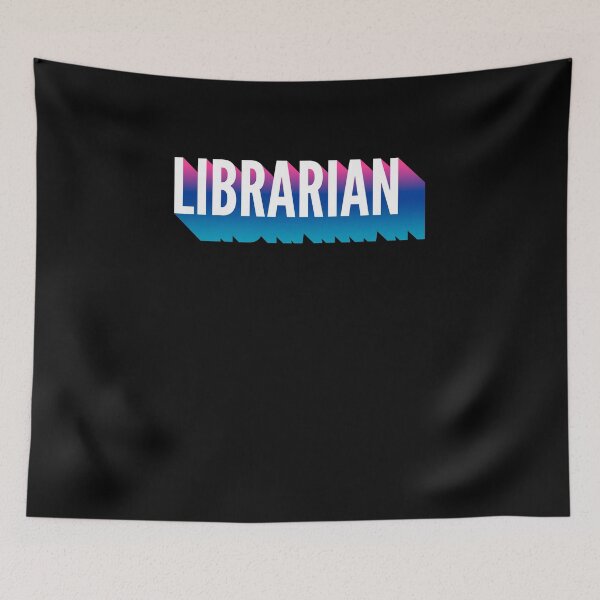 Item preview, Librarian With Long Gradient Shadow designed and sold by SVPOD.