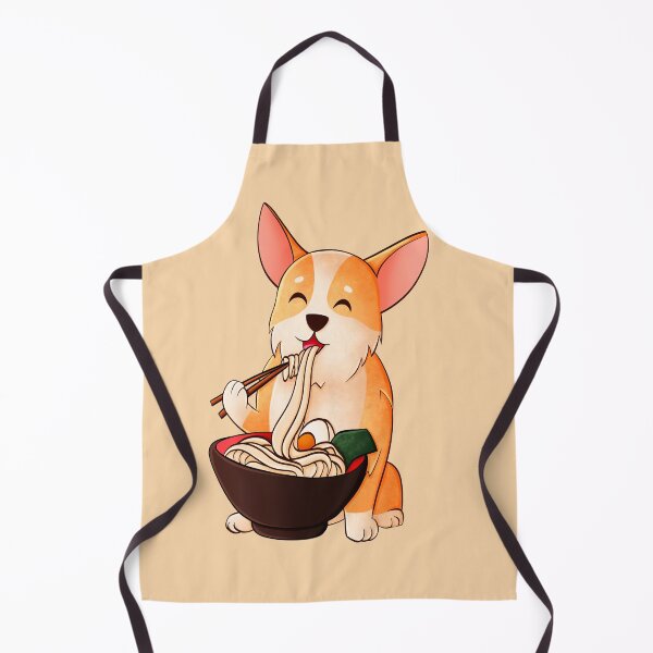 Item preview, Corgi eats ramen designed and sold by Ameliamaar.