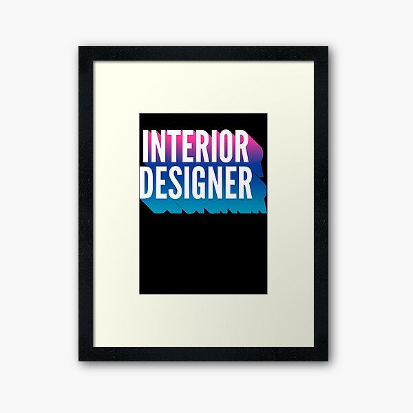 Item preview, Interior Designer With Long Gradient Shadow designed and sold by SVPOD.