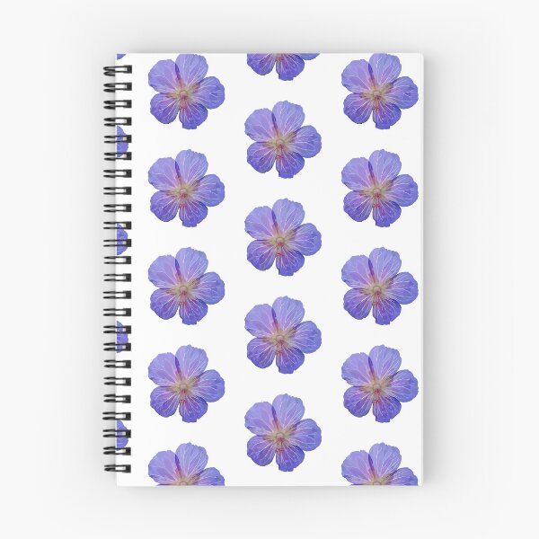 Item preview, Purple Cranesbill Wildflower designed and sold by Scat the cat.