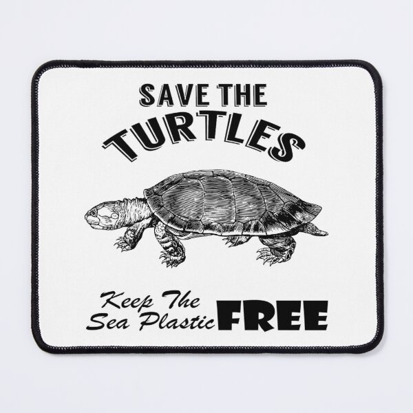 Item preview, Save the turtles keep the sea plastic free shirts, Save the turtles keep the sea plastic free masks, Save the turtles keep the sea plastic free stickers  designed and sold by Poussyarts.