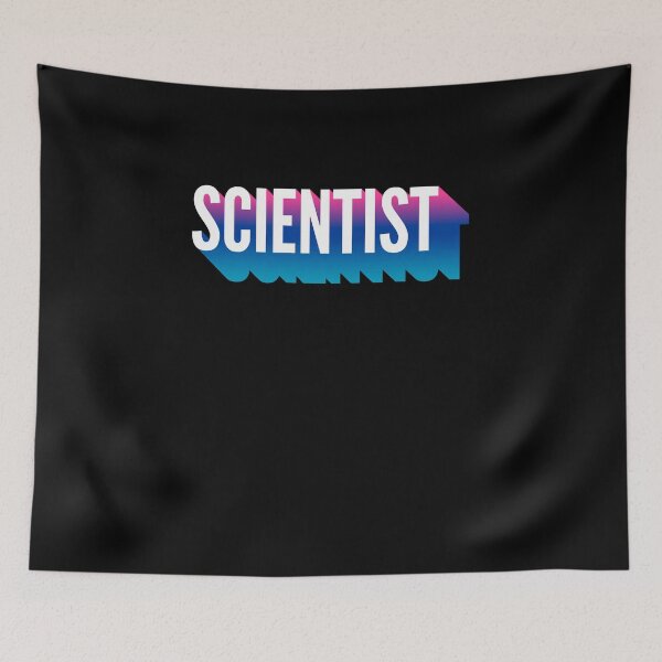 Item preview, Scientist With Long Gradient Shadow designed and sold by SVPOD.
