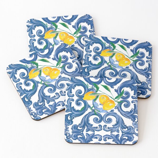 Item preview, Baroque,Baroque leaf,mediterranean,lemons  designed and sold by MariaMarinova.