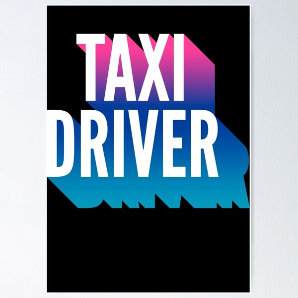Item preview, Taxi driver With Long Gradient Shadow designed and sold by SVPOD.
