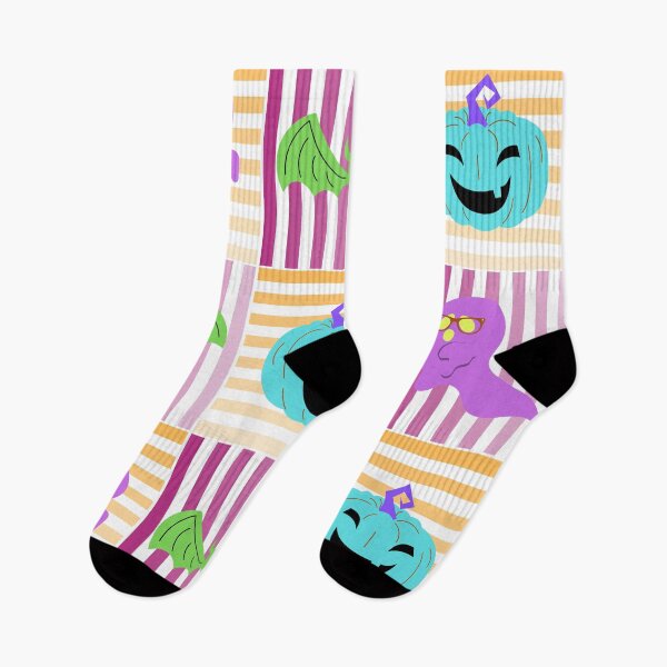 Item preview, Neon Halloween Pattern designed and sold by Jessi-Sketches.