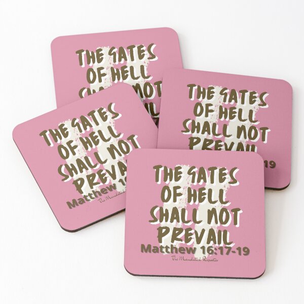 Item preview, The Gates of Hell Shall Not Prevail - Pink designed and sold by TheReporter1.