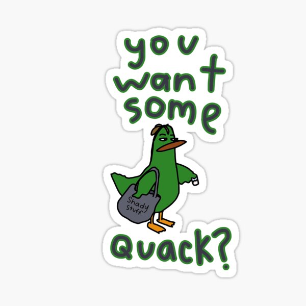 Item preview, Quack Selling Duck designed and sold by artisticguru02.