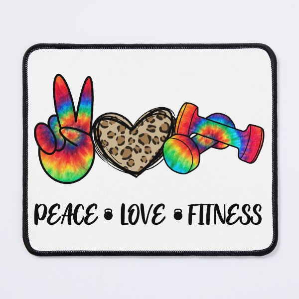 Item preview, Peace Love Fitness designed and sold by agelessfitfreak.