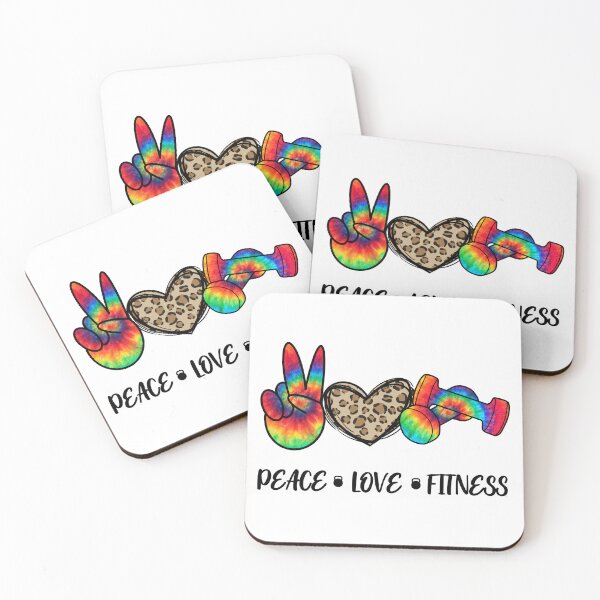 Item preview, Peace Love Fitness designed and sold by agelessfitfreak.