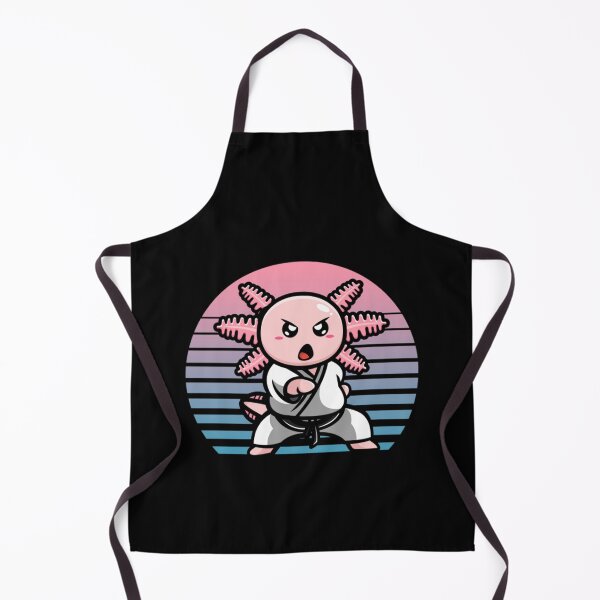 Item preview, Retro Kawaii Axolotl Karate Funny Martial Arts Gift designed and sold by Trostberger.