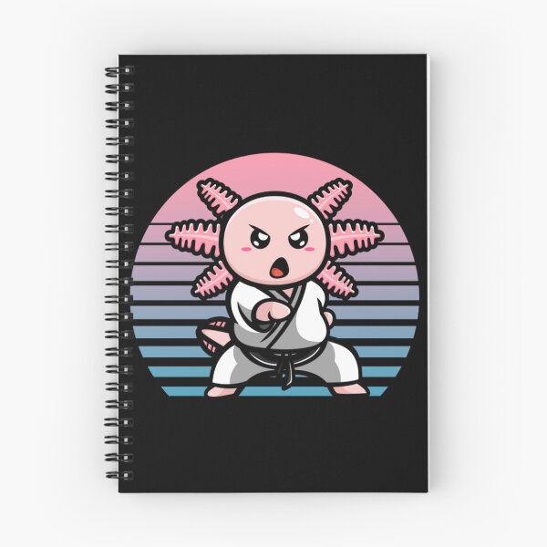 Item preview, Retro Kawaii Axolotl Karate Funny Martial Arts Gift designed and sold by Trostberger.