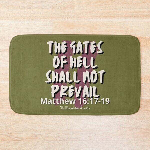 Item preview, The Gates of Hell Shall Not Prevail - Olive designed and sold by TheReporter1.
