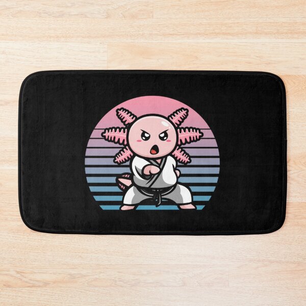 Item preview, Retro Kawaii Axolotl Karate Funny Martial Arts Gift designed and sold by Trostberger.