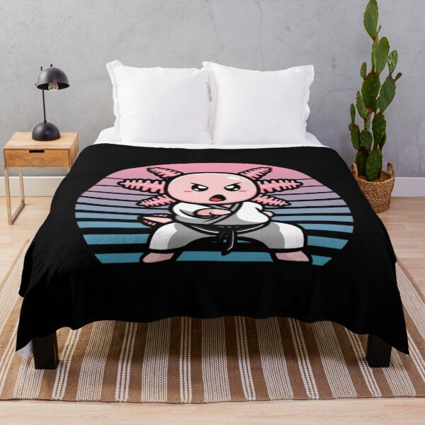 Item preview, Retro Kawaii Axolotl Karate Funny Martial Arts Gift designed and sold by Trostberger.
