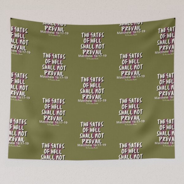 Item preview, The Gates of Hell Shall Not Prevail - Olive designed and sold by TheReporter1.