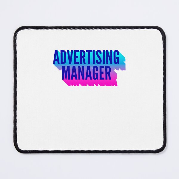 Item preview, Advertising Manager With Long Gradient Shadow designed and sold by SVPOD.