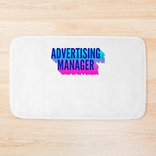 Item preview, Advertising Manager With Long Gradient Shadow designed and sold by SVPOD.