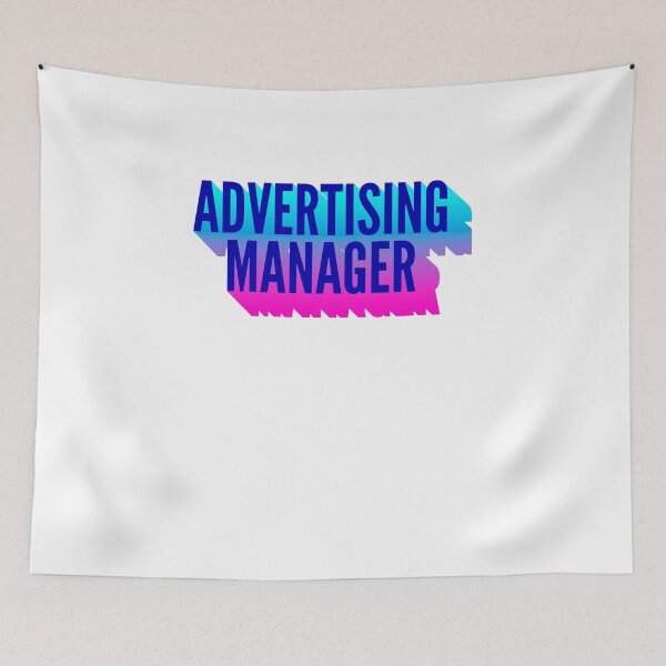 Item preview, Advertising Manager With Long Gradient Shadow designed and sold by SVPOD.