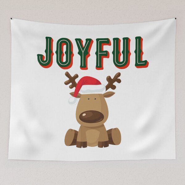 Item preview, Joyful Reindeer - Christmas Joy Reindeer designed and sold by antevasinart.