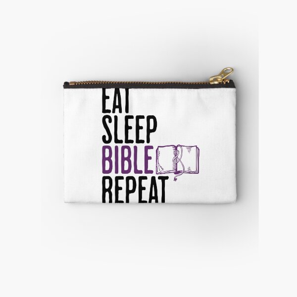 Item preview, Eat Sleep Bible Repeat - Christian Quote designed and sold by AlanPhotoArt.