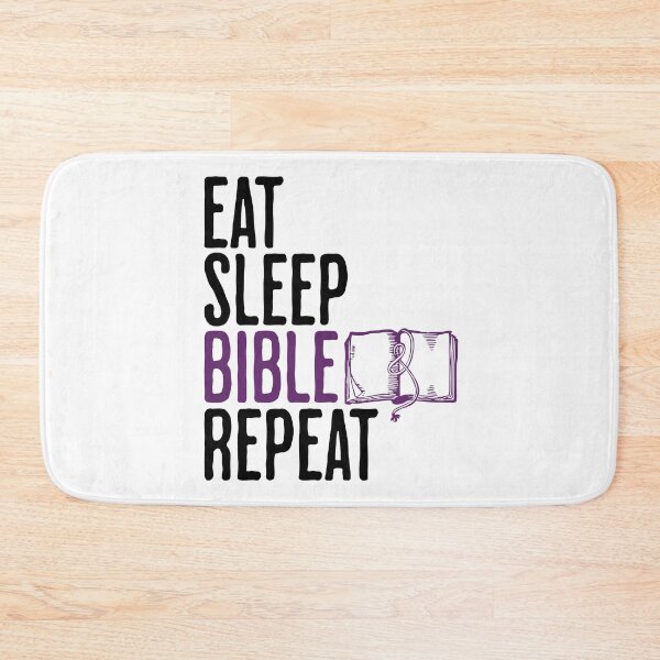 Item preview, Eat Sleep Bible Repeat - Christian Quote designed and sold by AlanPhotoArt.
