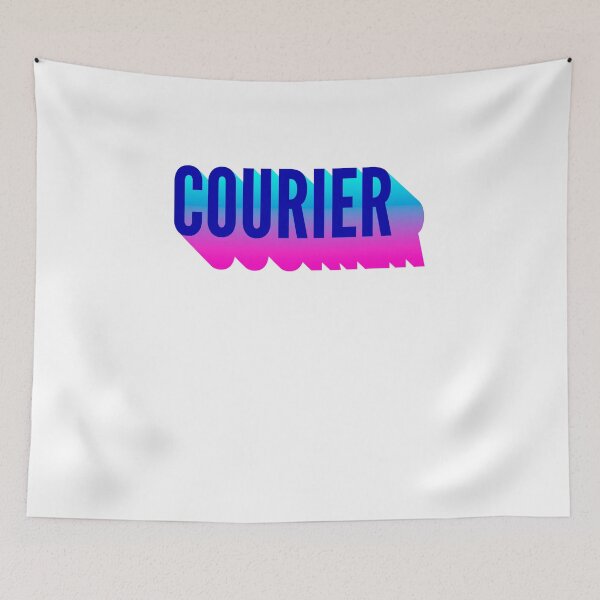 Item preview, Courier With Long Gradient Shadow designed and sold by SVPOD.