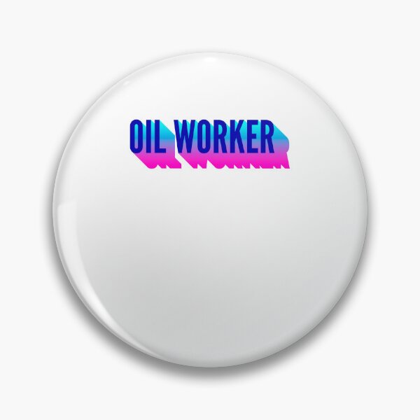 Item preview, Oil worker With Long Gradient Shadow designed and sold by SVPOD.