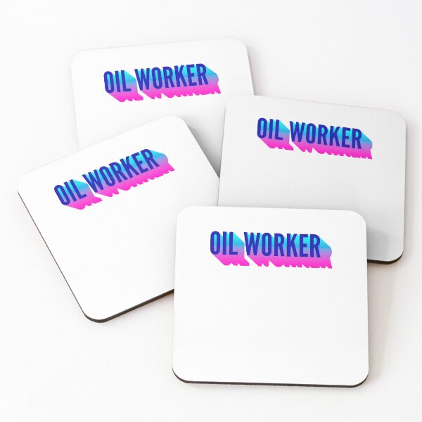 Item preview, Oil worker With Long Gradient Shadow designed and sold by SVPOD.