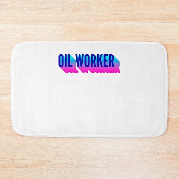 Item preview, Oil worker With Long Gradient Shadow designed and sold by SVPOD.