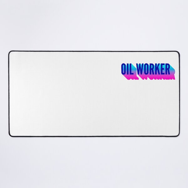 Item preview, Oil worker With Long Gradient Shadow designed and sold by SVPOD.