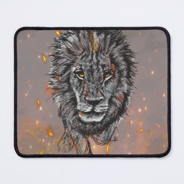 Item preview, Be strong as a lion, cute cartoon lion art for lovers of lions, the outdoors, freedom designed and sold by haRexia.
