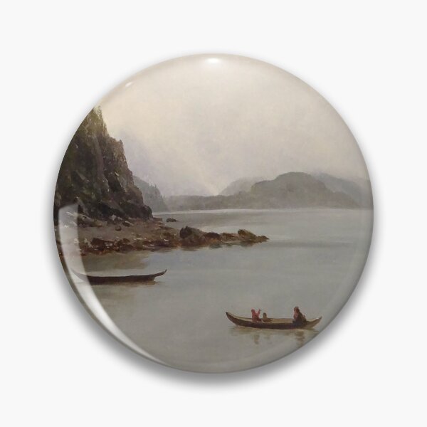 Item preview, Albert Bierstadt  Indians Fishing designed and sold by OldTimeArt.
