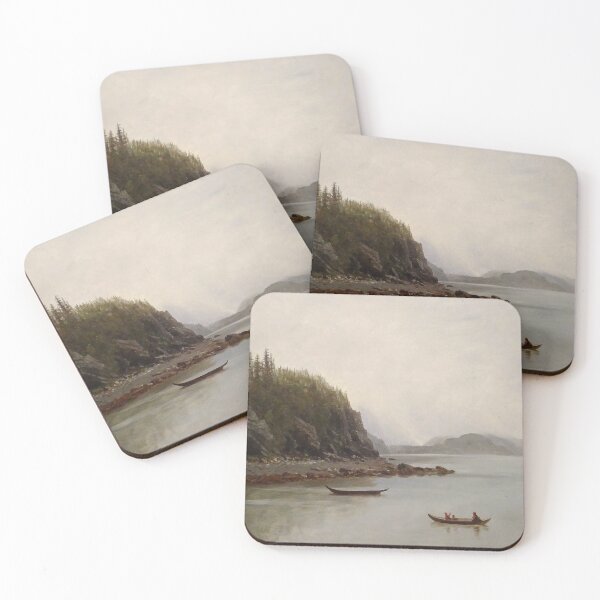 Item preview, Albert Bierstadt  Indians Fishing designed and sold by OldTimeArt.