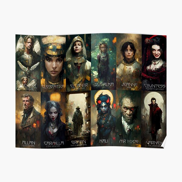 "Public Domain Characters" Poster for Sale by Elsmore Redbubble