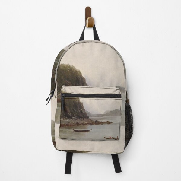Item preview, Albert Bierstadt Indians Fishing designed and sold by OldTimeArt.
