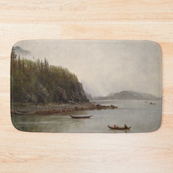 Item preview, Albert Bierstadt  Indians Fishing designed and sold by OldTimeArt.