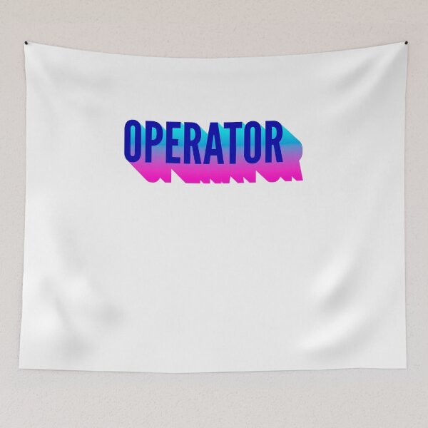 Item preview, Operator With Long Gradient Shadow designed and sold by SVPOD.