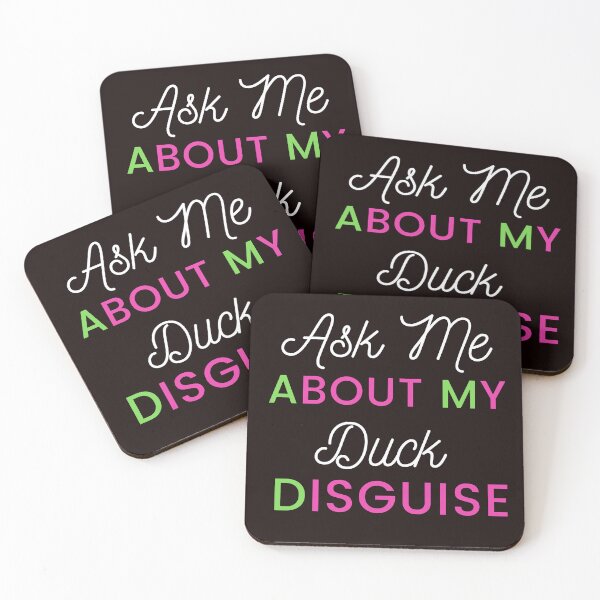 Item preview, Ask Me About My Duck Disguise Funny Quack Costume designed and sold by byrne-ma.