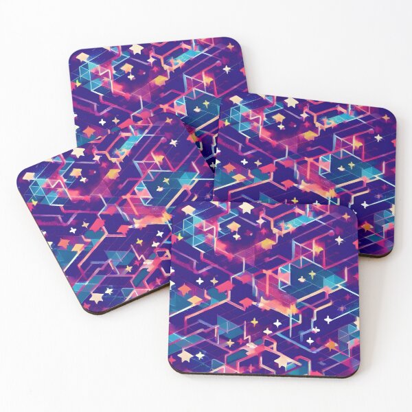 Item preview, Abstract Lines Galaxy Minimal Stars designed and sold by MythicPrompts.