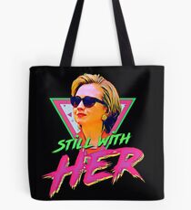 Hillary Rodham Clinton Retro Vibes Tote Bag