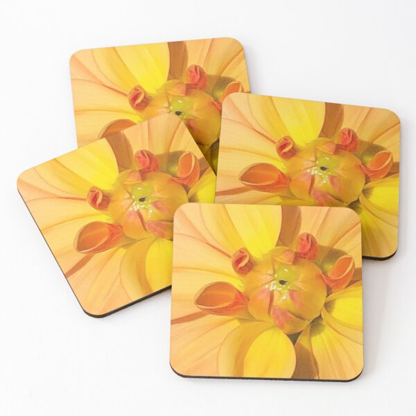 Item preview, Yellow flower center closeup.. designed and sold by drumweaver.