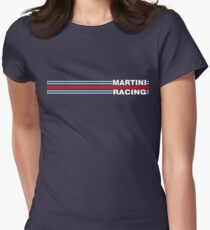 Martini Racing horizontal stripe Women's Fitted T-Shirt