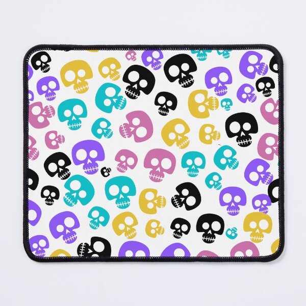 Item preview, Colorful happy skulls designed and sold by JSMidnightCreations .