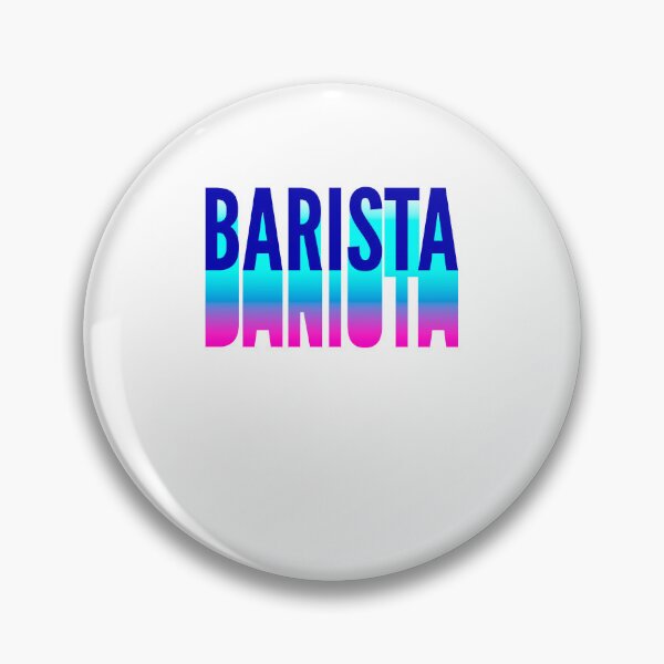 Item preview, Barista With Long Gradient Shadow designed and sold by SVPOD.