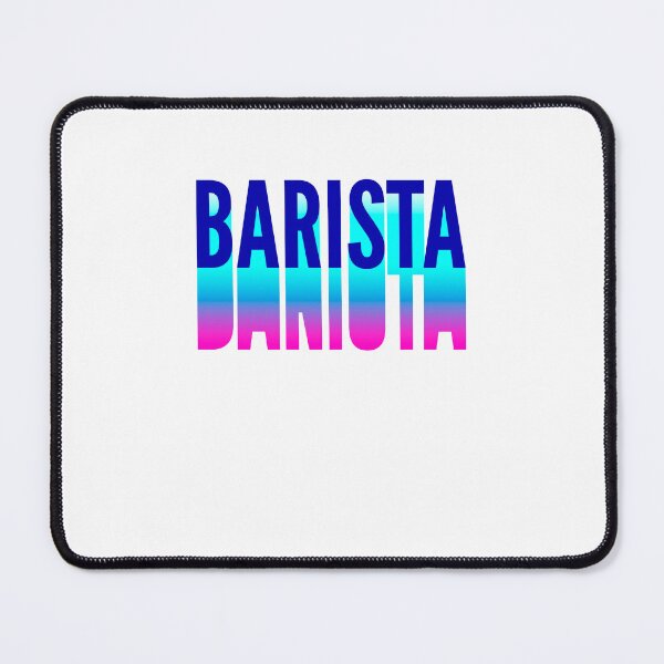 Item preview, Barista With Long Gradient Shadow designed and sold by SVPOD.