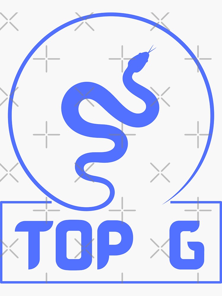 "Tate Top G The Top G, topg, Tate" Sticker for Sale by Ayouberr