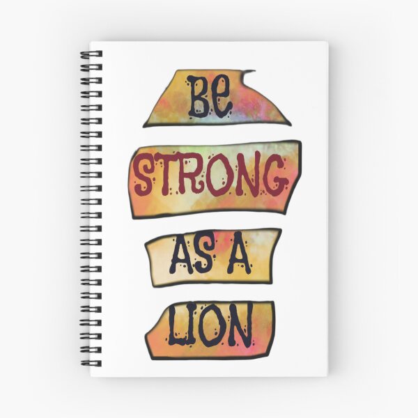 Item preview, Be strong as a lion designed and sold by earth wings.