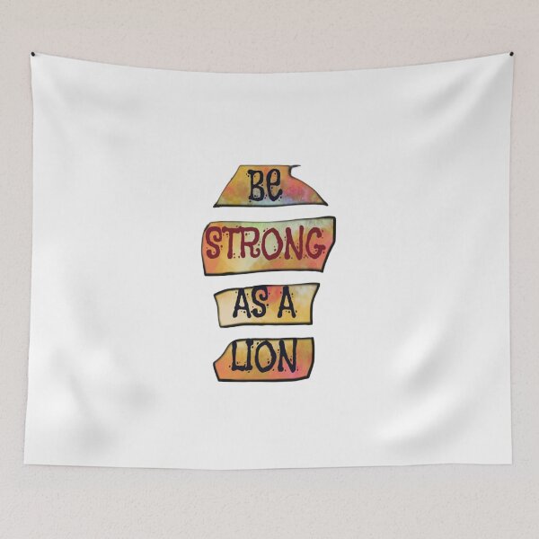 Item preview, Be strong as a lion designed and sold by earth wings.