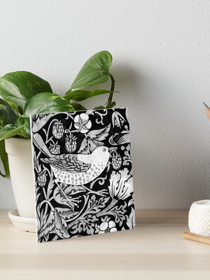 2体セットBlack morris White morris William Morris Black and White Exhibition Print Collection | 2x A3